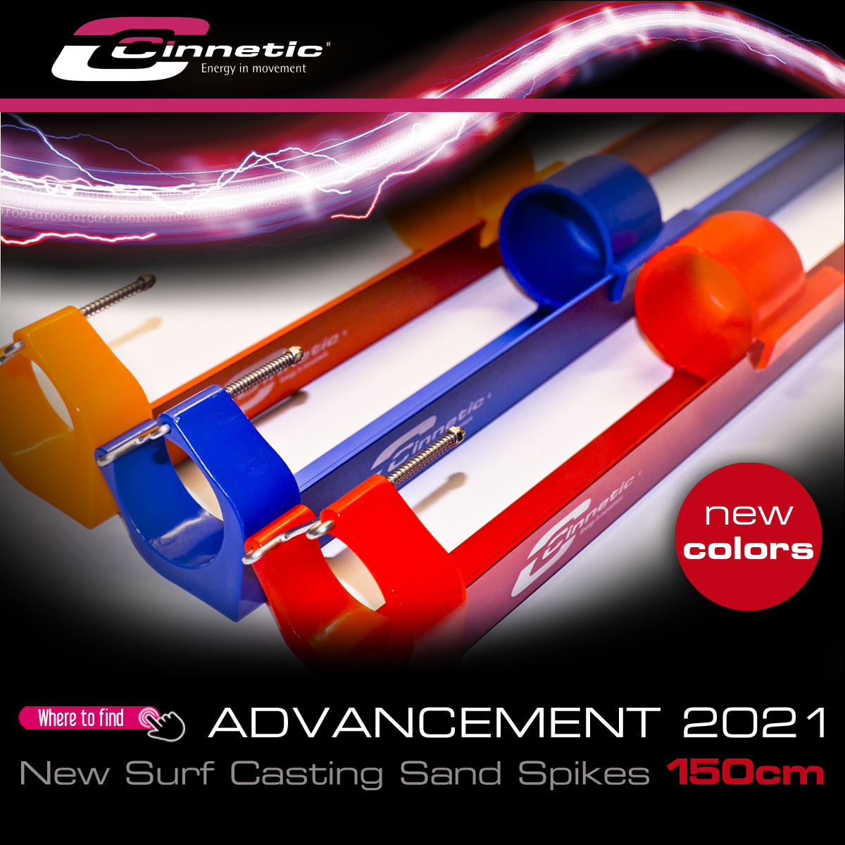 Cinnetic Newsletter - News Preview 2021: SURF CASTING SAND SPIKE
