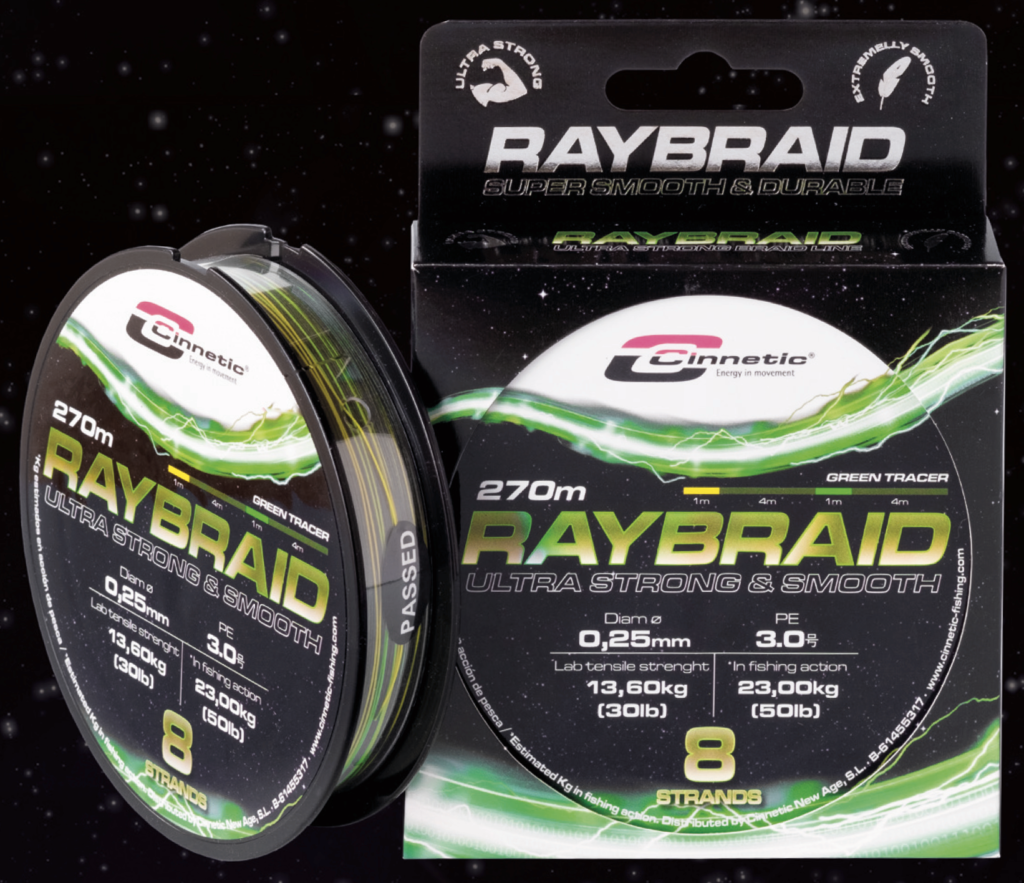 Cinnetic lines: RAYBRAID Green Tracer - Cinnetic Fishing