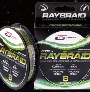 Líneas Cinnetic: RAYBRAID Green Tracer