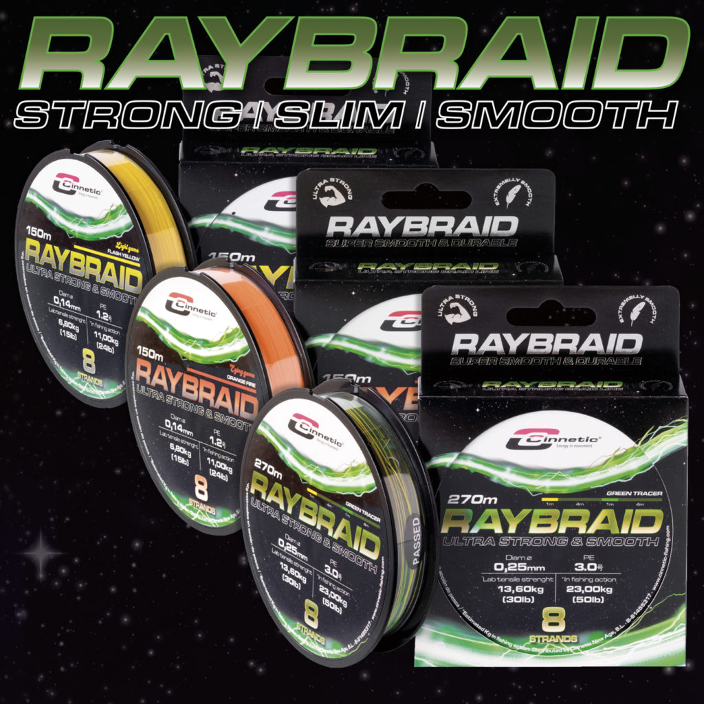 La nueva superlínea Cinnetic RAYBRAID 8 - Cinnetic Fishing